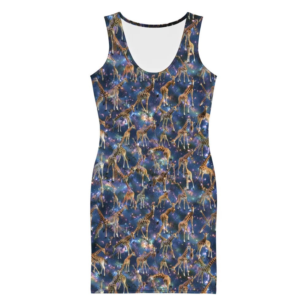 Astral Safari on Bodycon Dress — Front