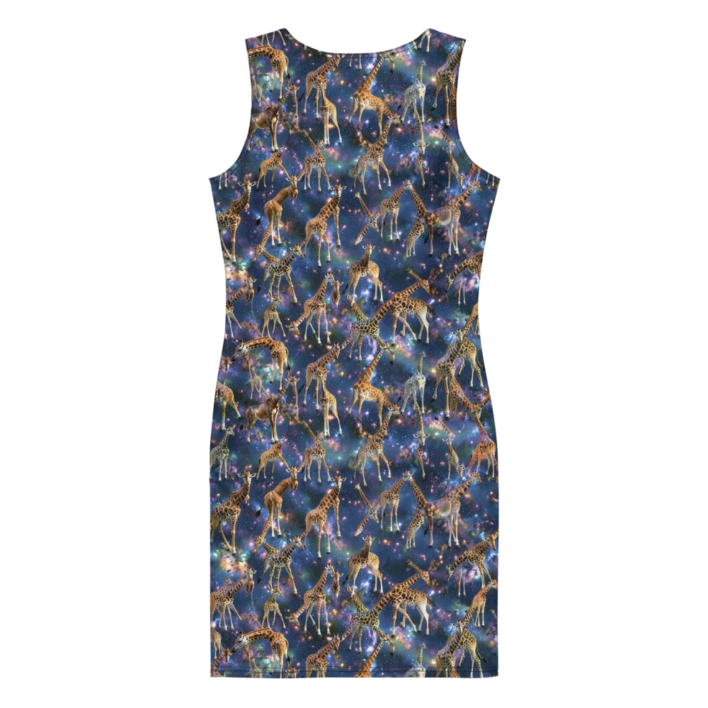 Astral Safari on Bodycon Dress — Back