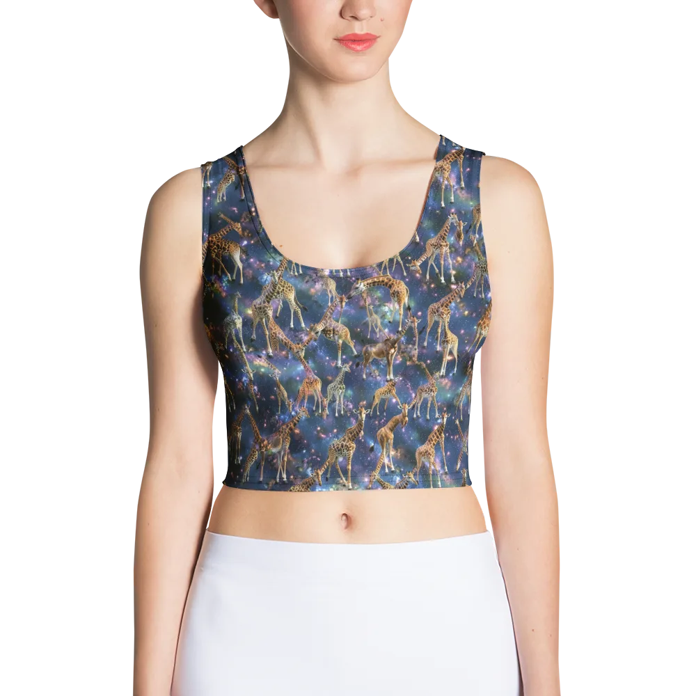 Astral Safari on Crop Top — Front