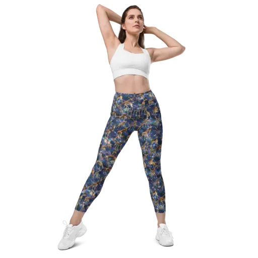Astral Safari on a Leggings with Pockets