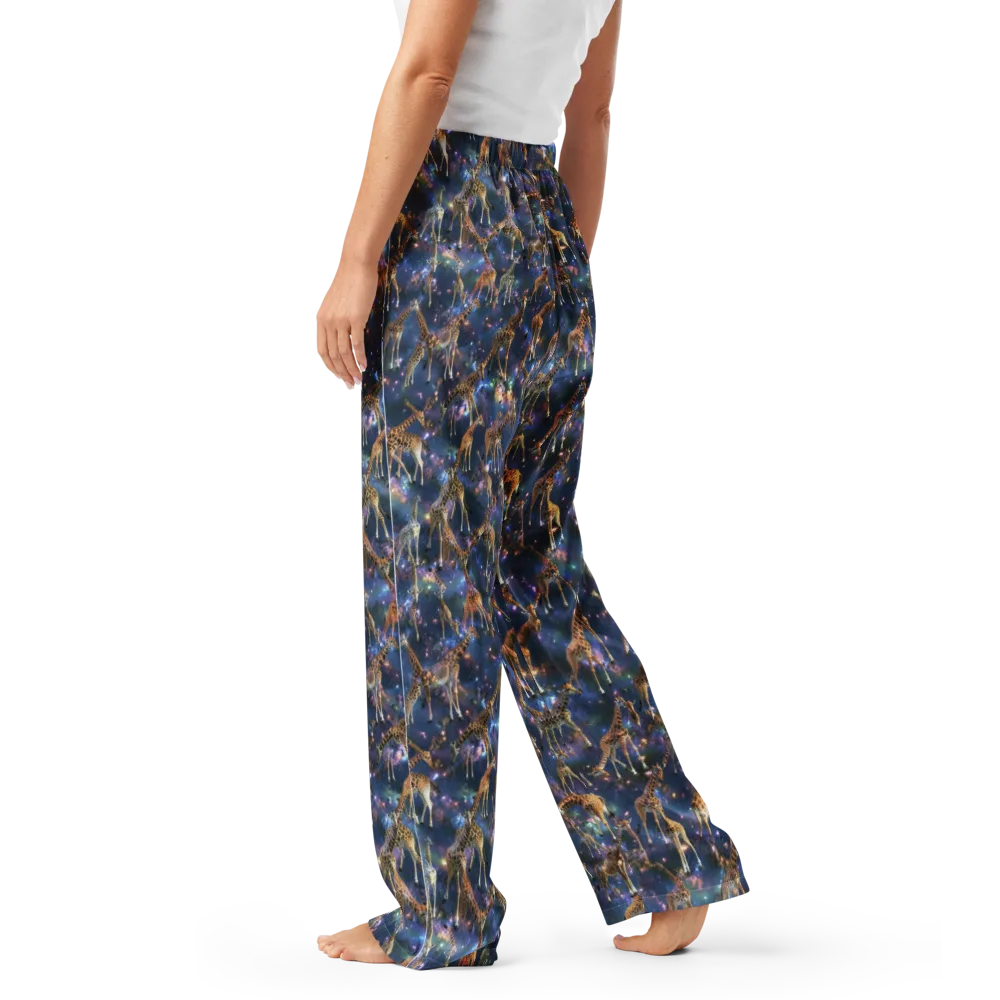 Astral Safari on Women's Pajama Pants — Left