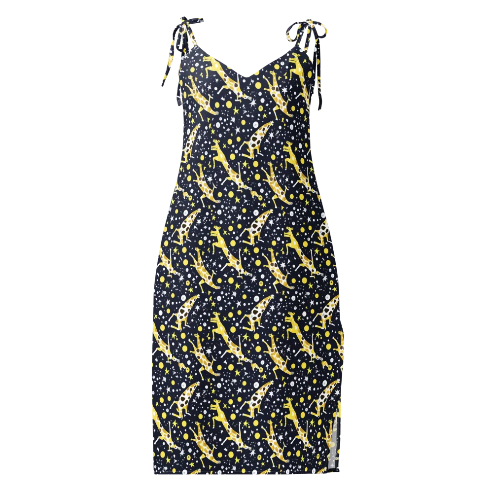 Starlit Safari on Slip Dress — Front