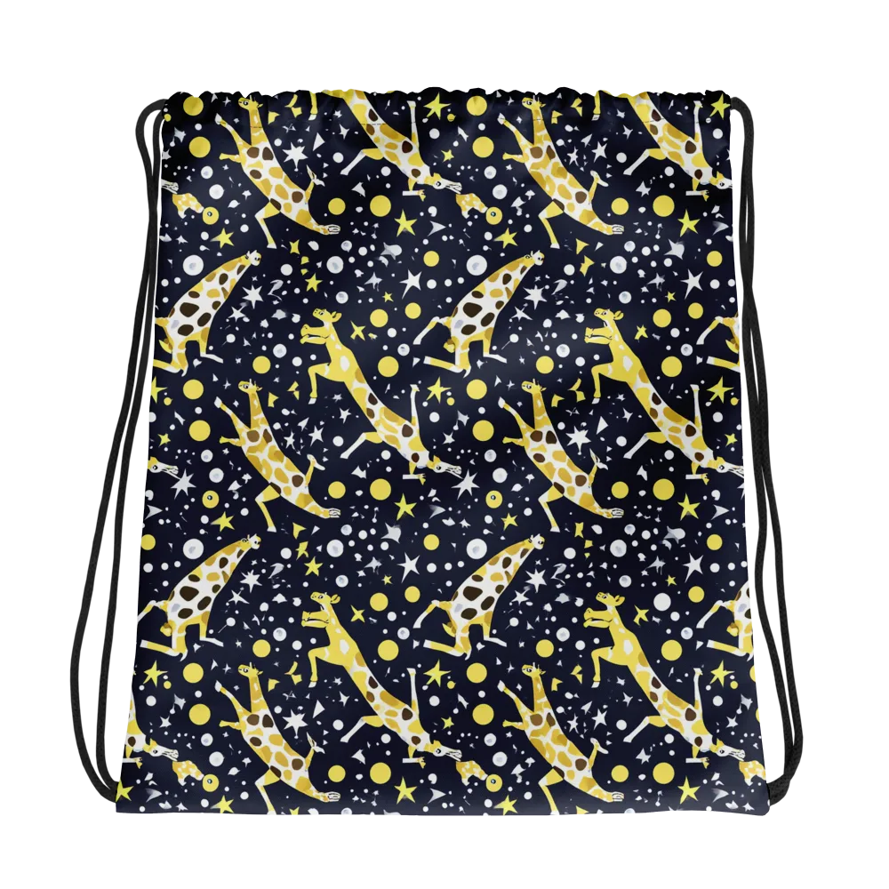 Starlit Safari on Drawstring Bag — Photo