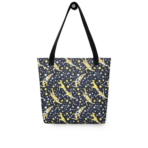 Starlit Safari on a Tote Bag
