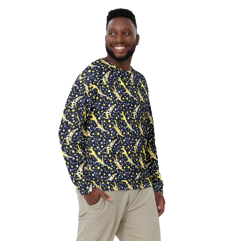 Starlit Safari on Sweatshirt — Front