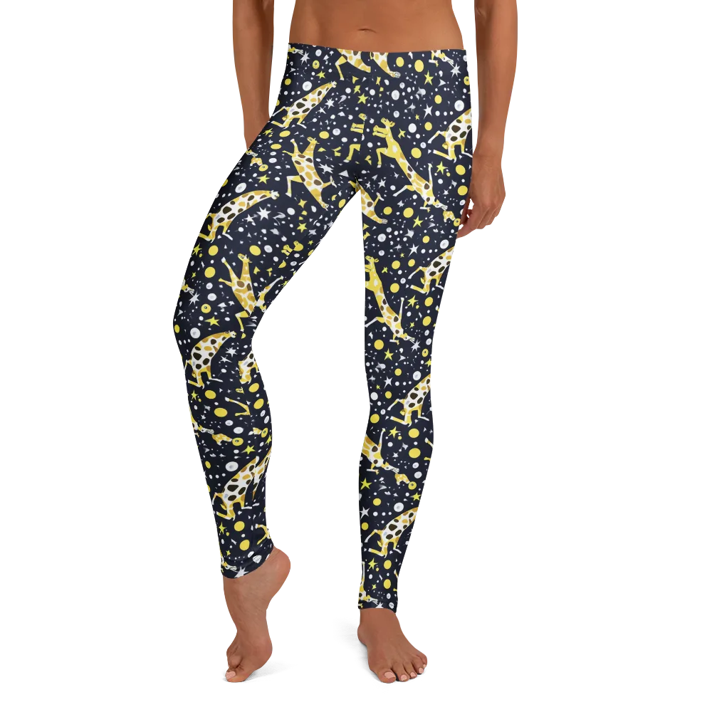 Starlit Safari on Leggings — Front