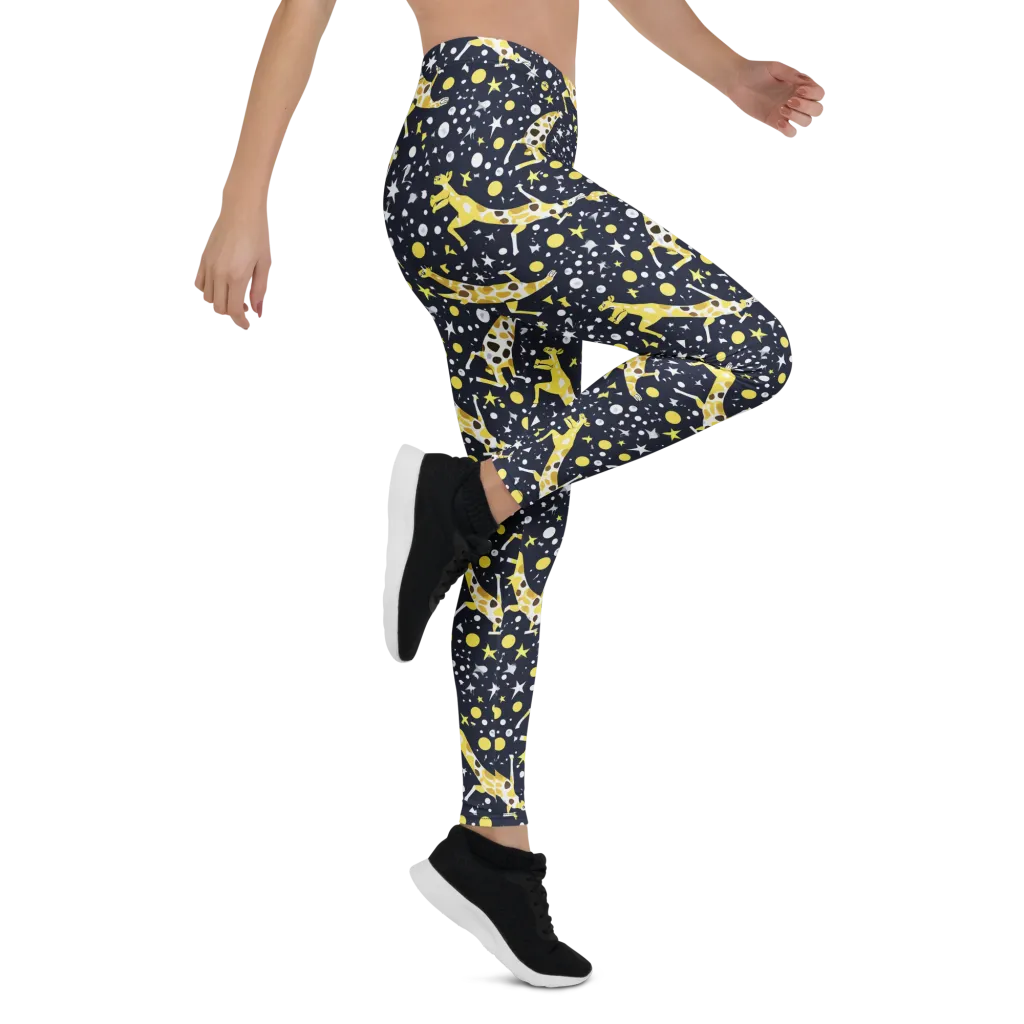 Starlit Safari on Leggings — Right