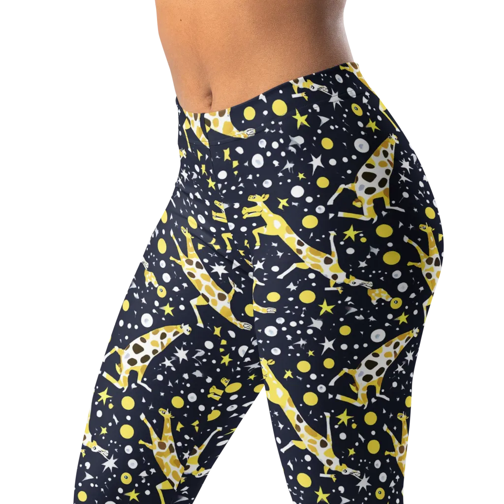 Starlit Safari on Leggings — Left Front