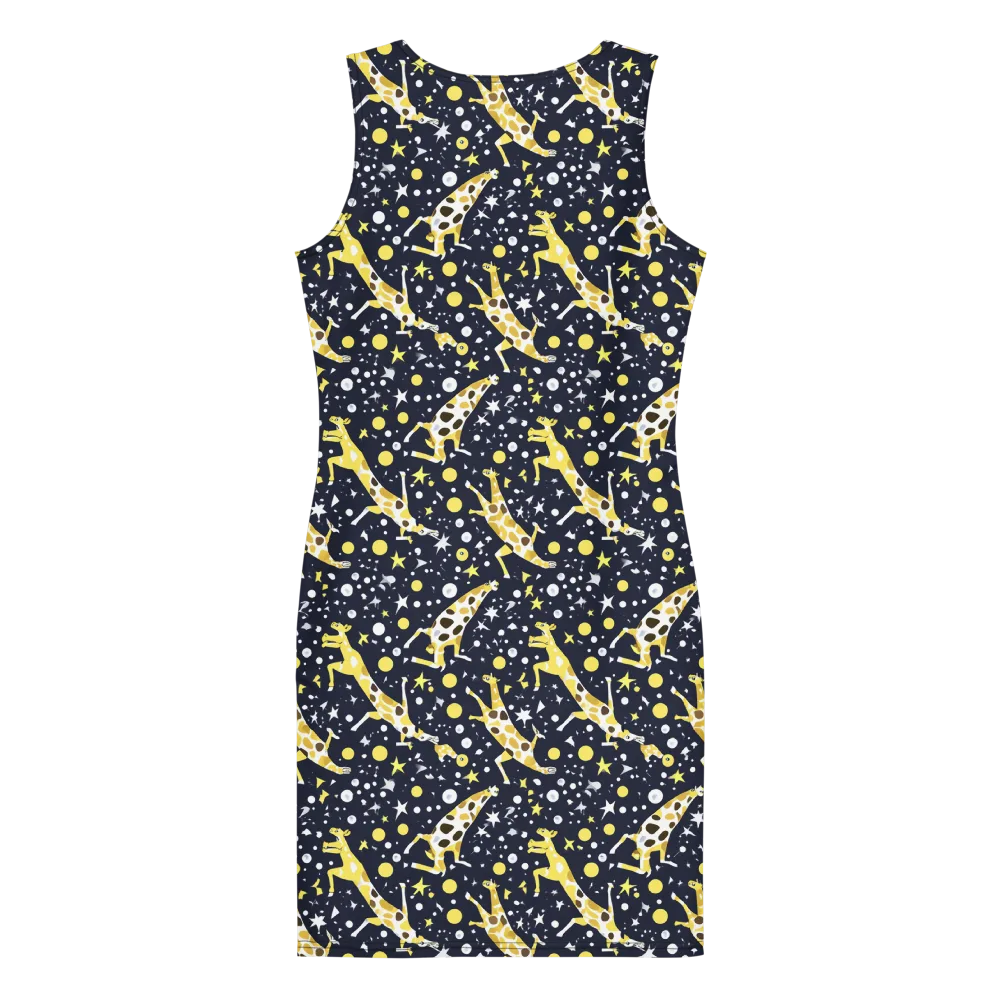 Starlit Safari on Bodycon Dress — Back