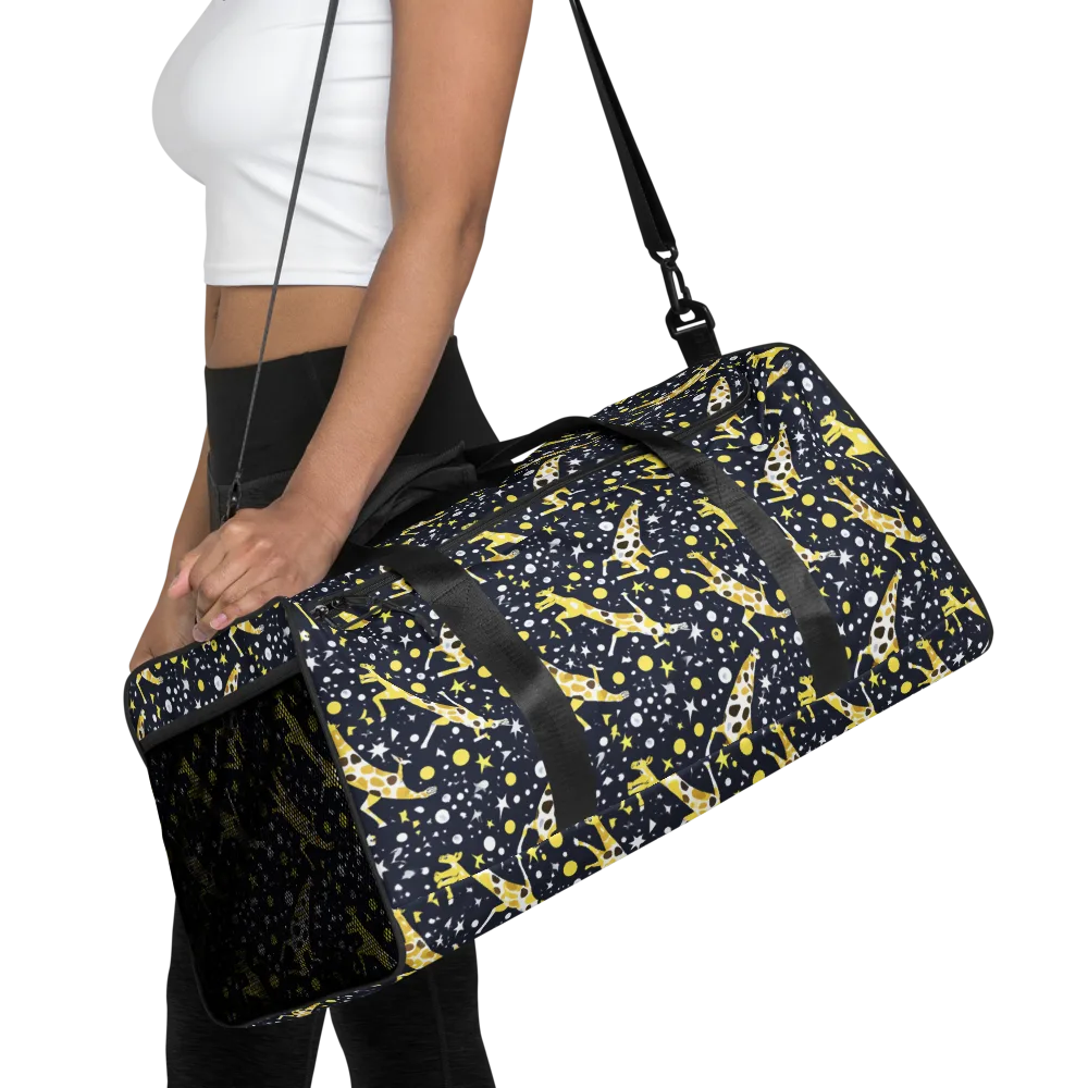 Starlit Safari on Duffle Bag — Front