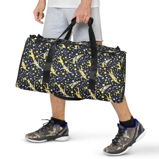 Starlit Safari on a Duffle Bag