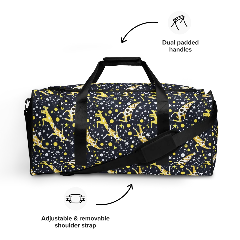 Starlit Safari on Duffle Bag — Front