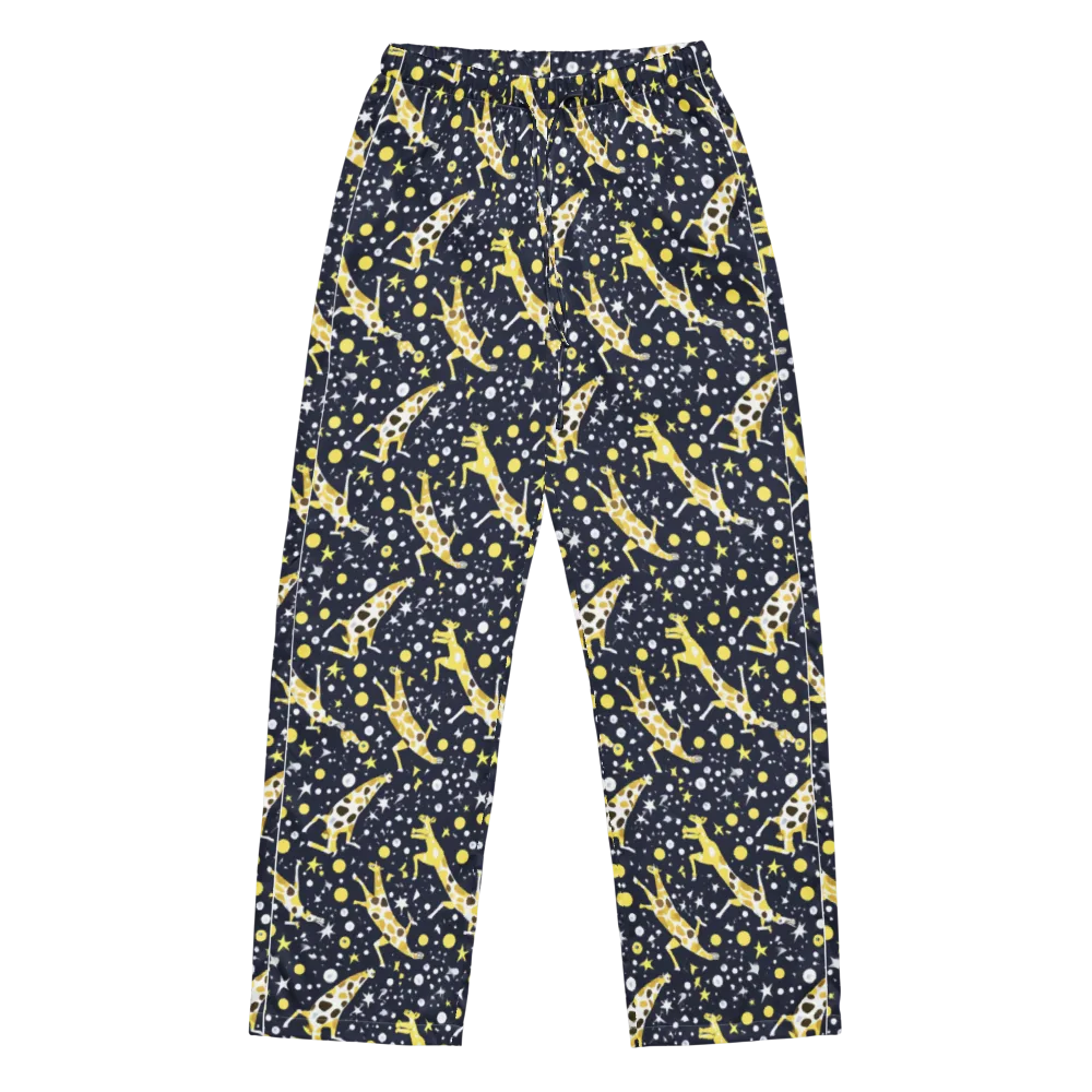 Starlit Safari on Women's Pajama Pants — Front