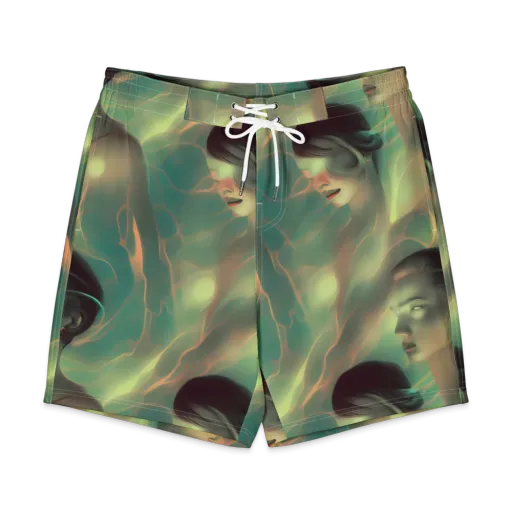 Spectral Whisper on a Men's Board Shorts
