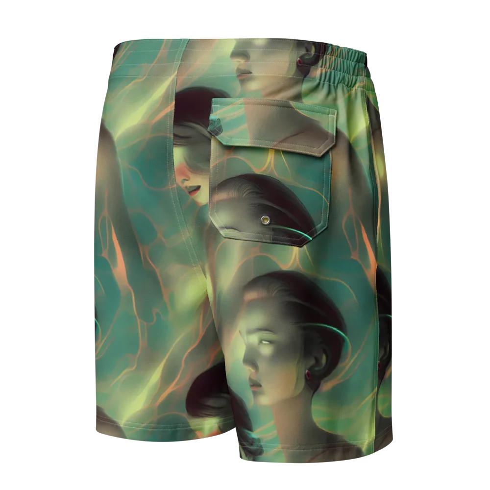 Spectral Whisper on Men's Board Shorts — Back
