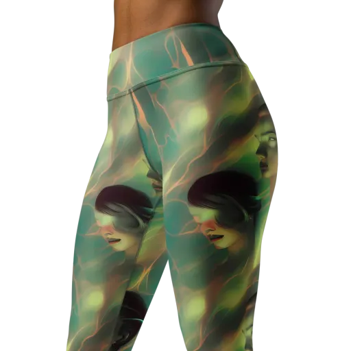 Spectral Whisper on a Yoga Leggings