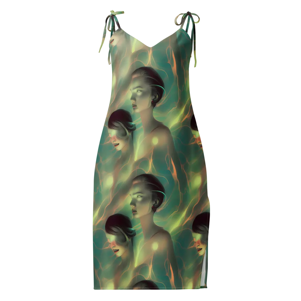 Spectral Whisper on Slip Dress — Front