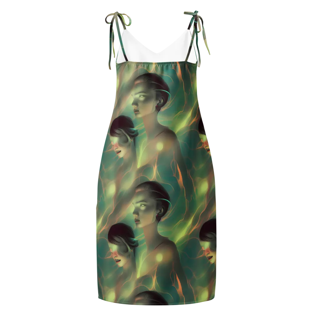Spectral Whisper on Slip Dress — Back