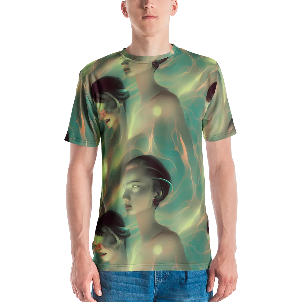 Spectral Whisper on Men's Crew Neck T-Shirt — Front