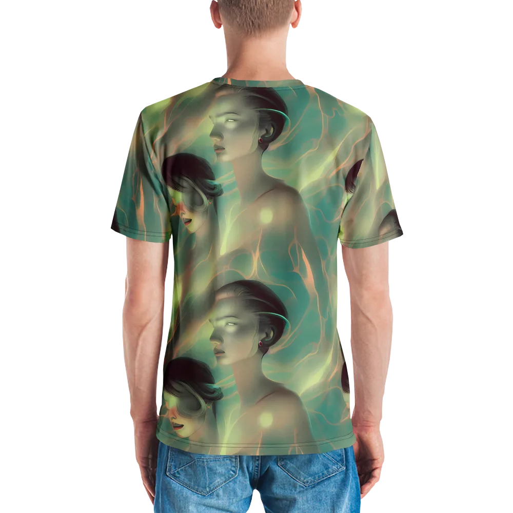 Spectral Whisper on Men's Crew Neck T-Shirt — Back