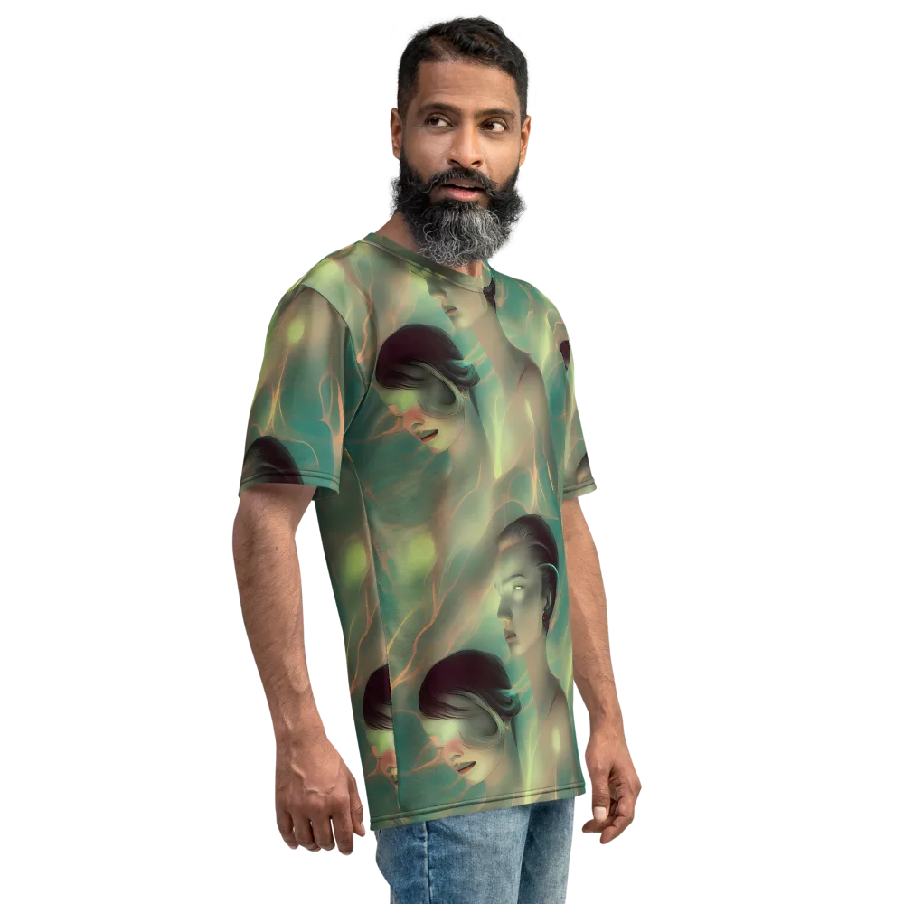 Spectral Whisper on Men's Crew Neck T-Shirt — Right