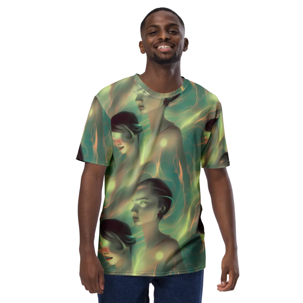 Spectral Whisper on Men's Crew Neck T-Shirt — Front
