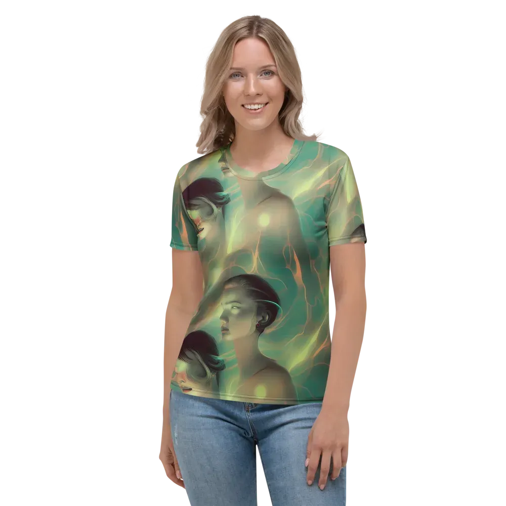 Spectral Whisper on Women's Crew Neck T-Shirt — Front
