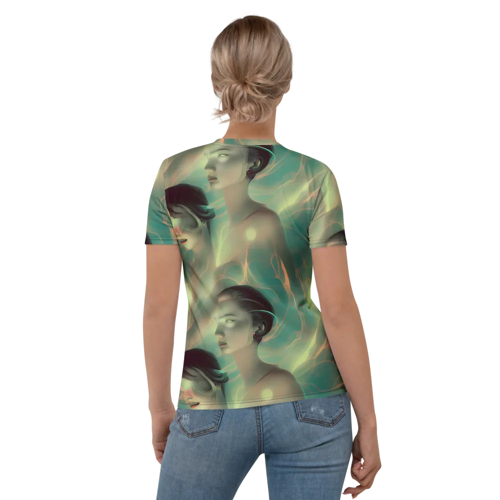 Spectral Whisper on Women's Crew Neck T-Shirt — Back