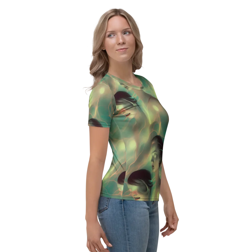 Spectral Whisper on Women's Crew Neck T-Shirt — Right