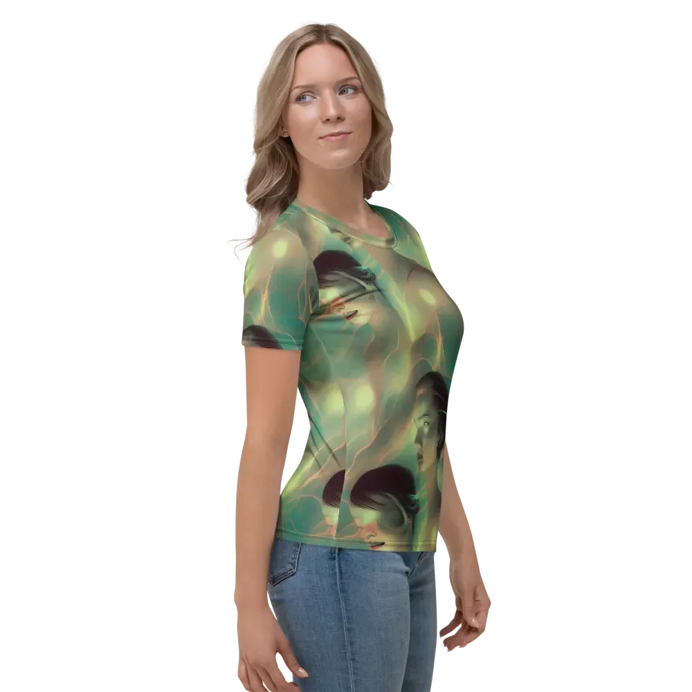 Spectral Whisper on Women's Crew Neck T-Shirt — Right