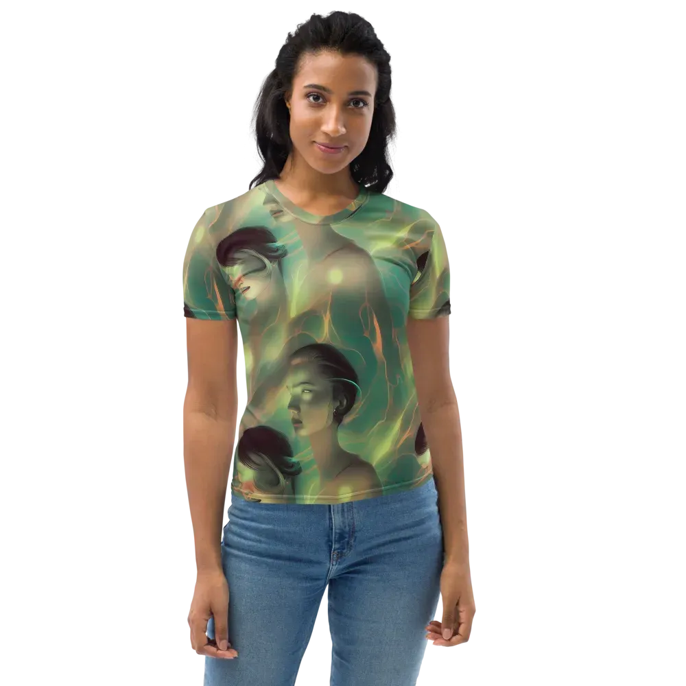 Spectral Whisper on Women's Crew Neck T-Shirt — Front