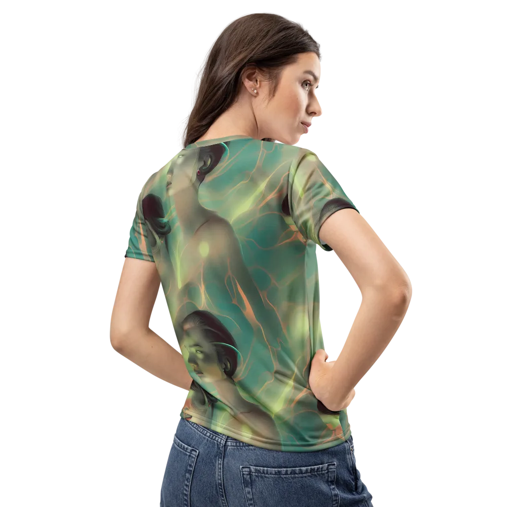Spectral Whisper on Women's Crew Neck T-Shirt — Back