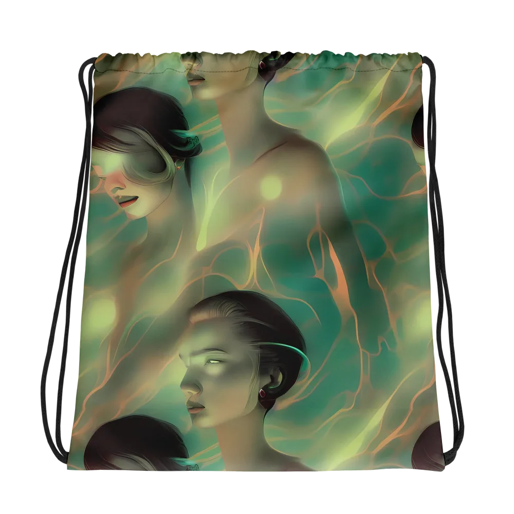 Spectral Whisper on Drawstring Bag — Photo