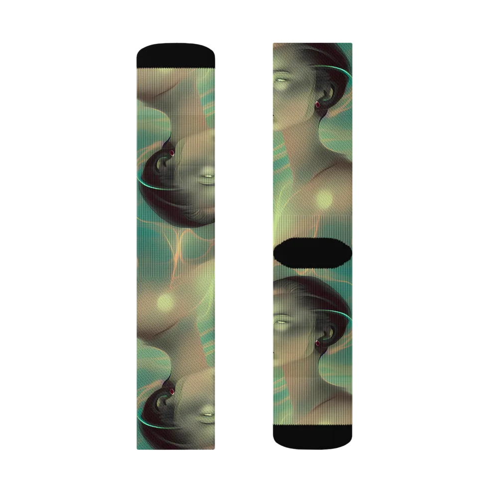 Spectral Whisper on Socks — Right Sock