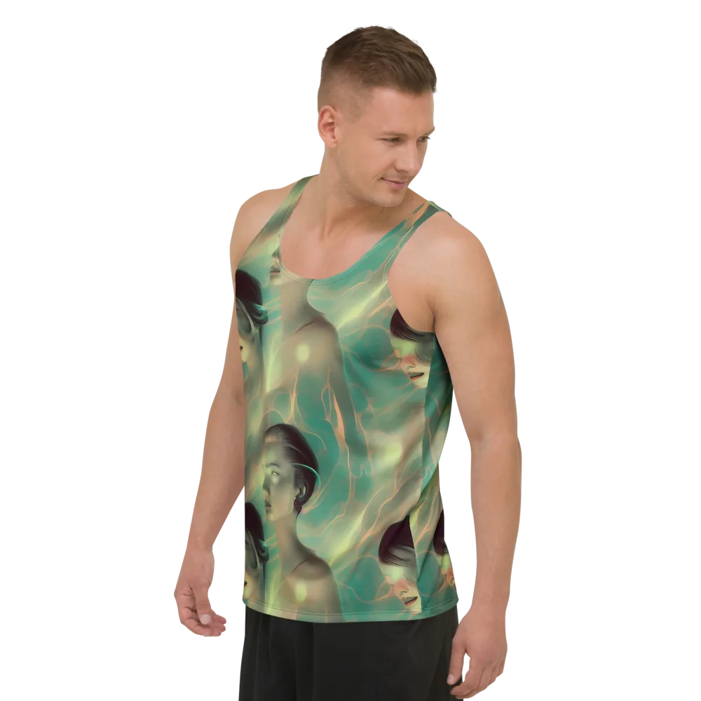 Spectral Whisper on Men's Tank Top — Left Front