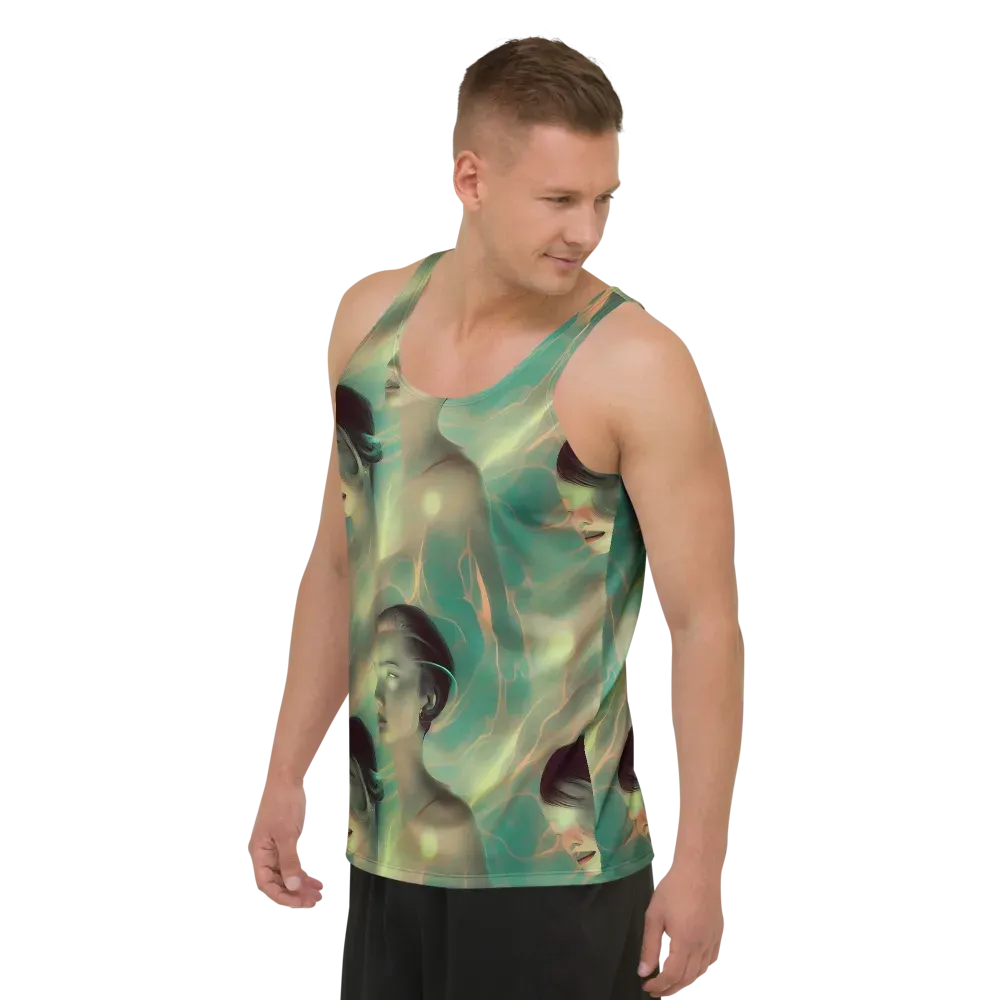Spectral Whisper on Men's Tank Top — Left Front
