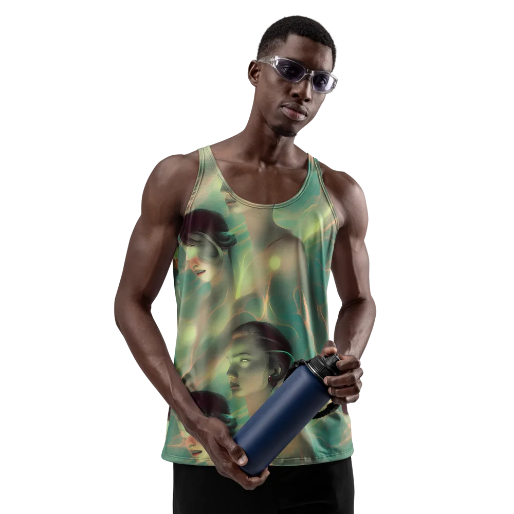 Spectral Whisper on Men's Tank Top — Front