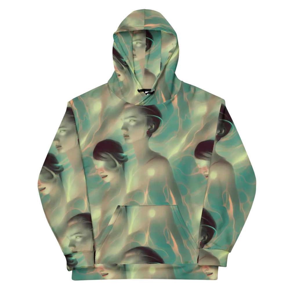 Spectral Whisper on Cotton Hoodie — Front