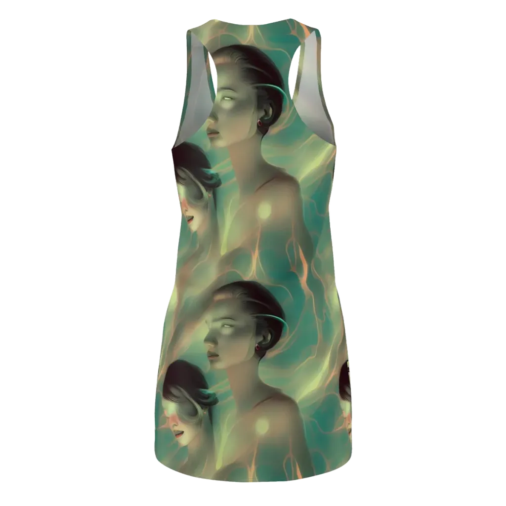 Spectral Whisper on Racerback Dress — Back