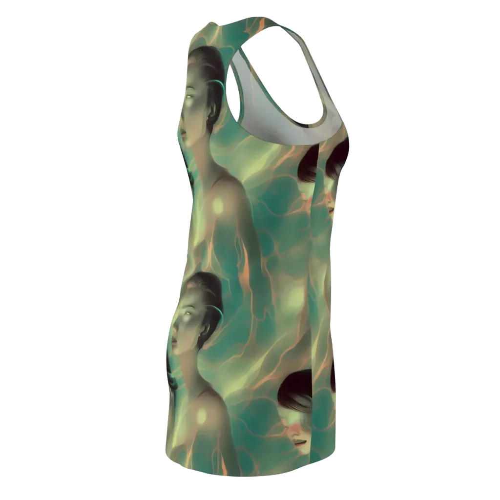 Spectral Whisper on Racerback Dress — Back Side