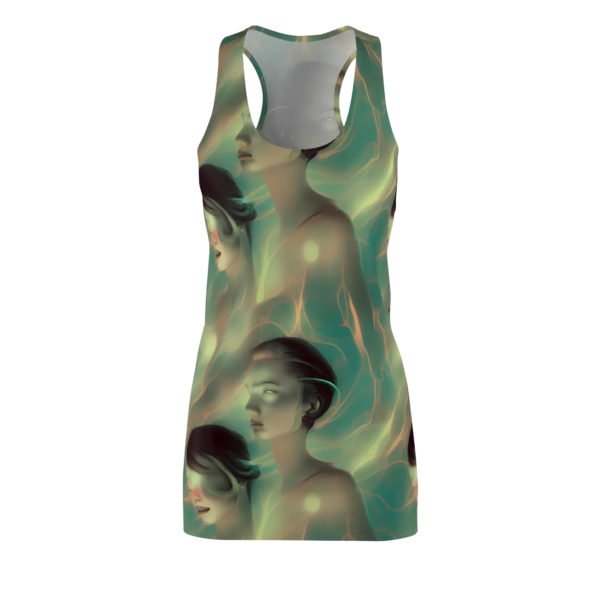 Spectral Whisper on Racerback Dress — Front