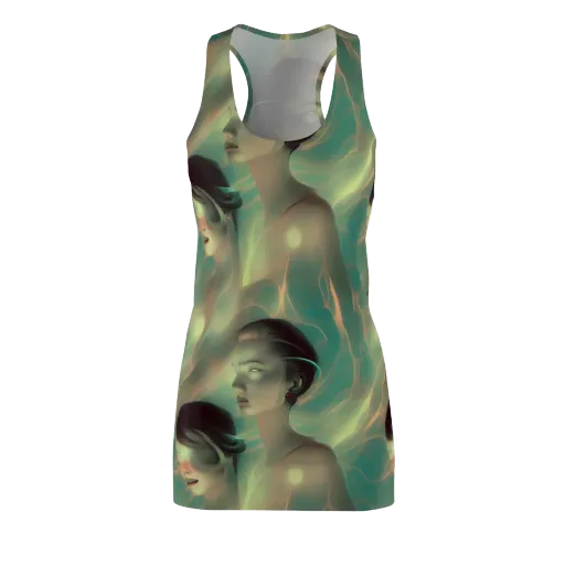 Spectral Whisper on a Racerback Dress