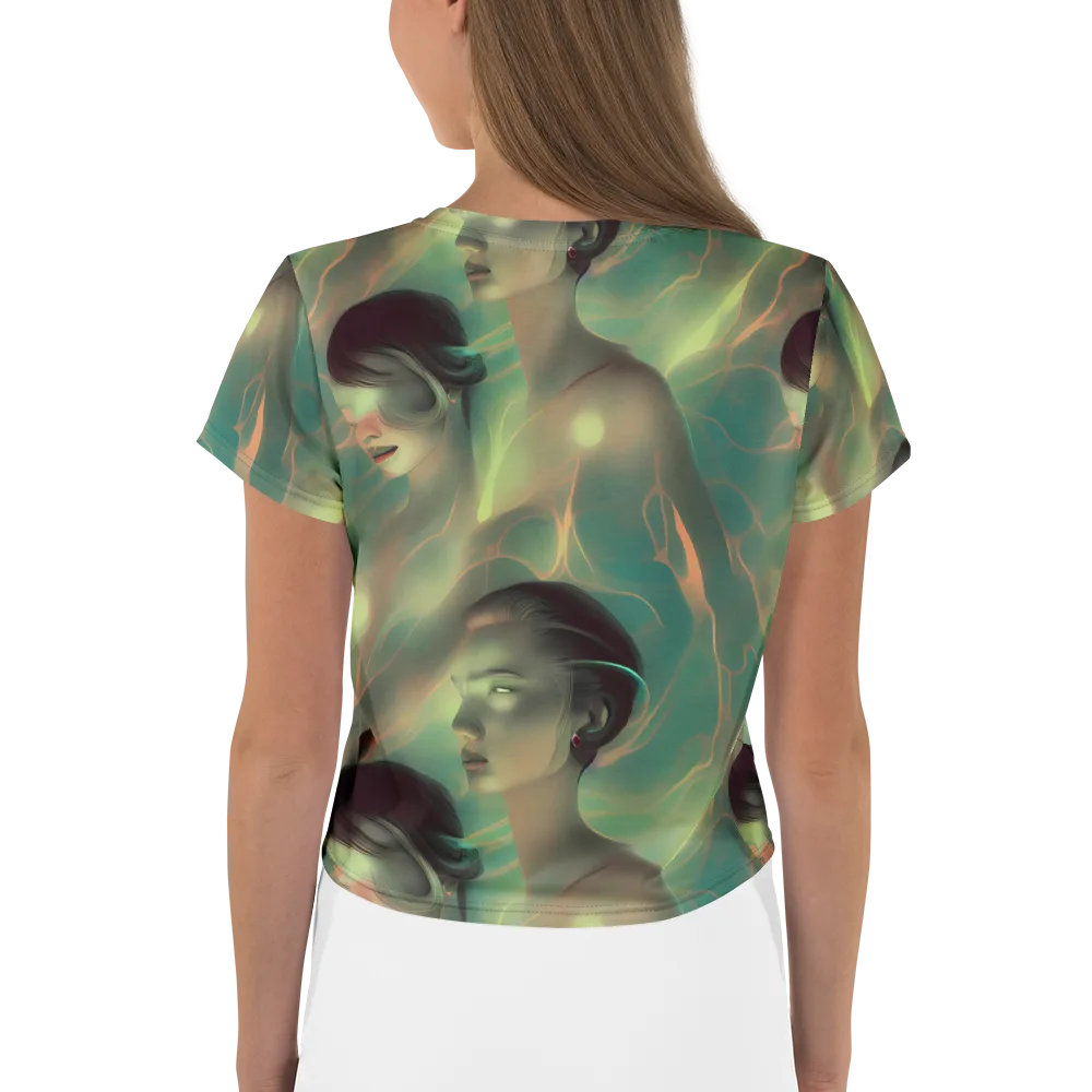 Spectral Whisper on Crop Tee — Back