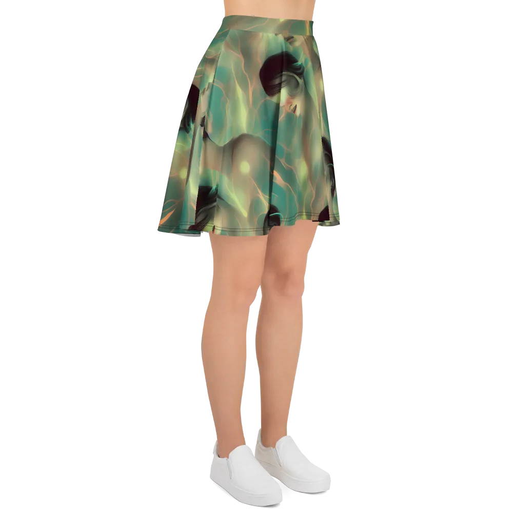 Spectral Whisper on Skater Skirt — Right