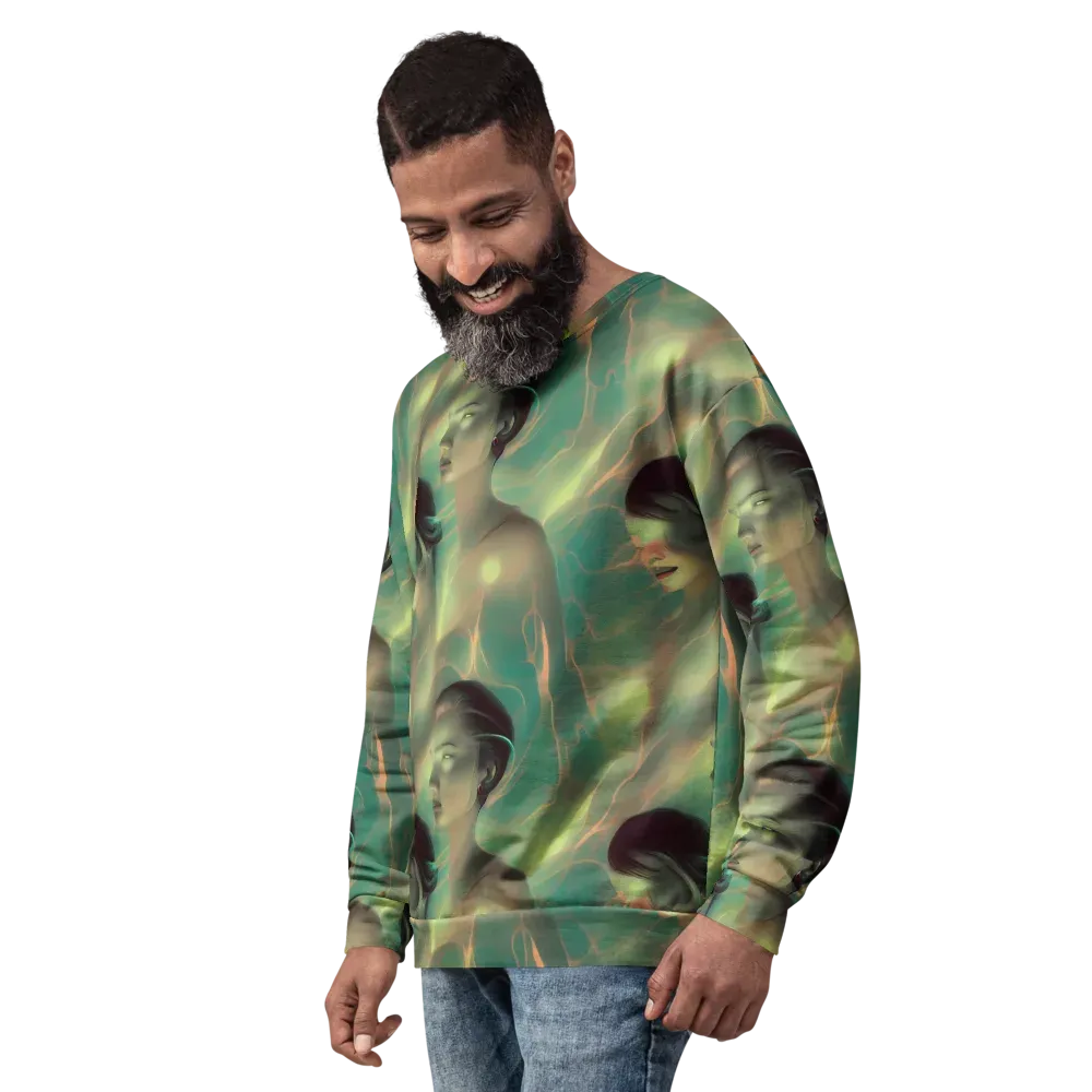 Spectral Whisper on Sweatshirt — Left Front