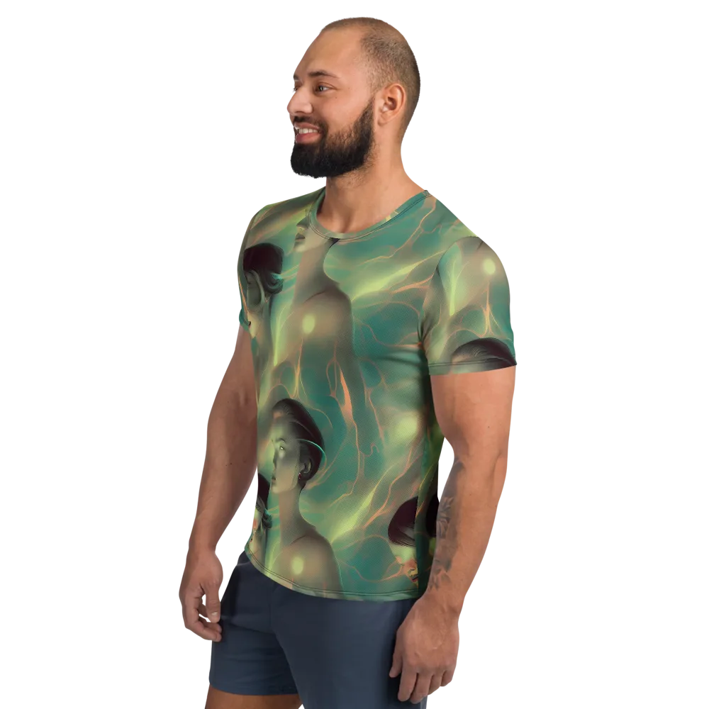 Spectral Whisper on Men's Athletic T-Shirt — Left