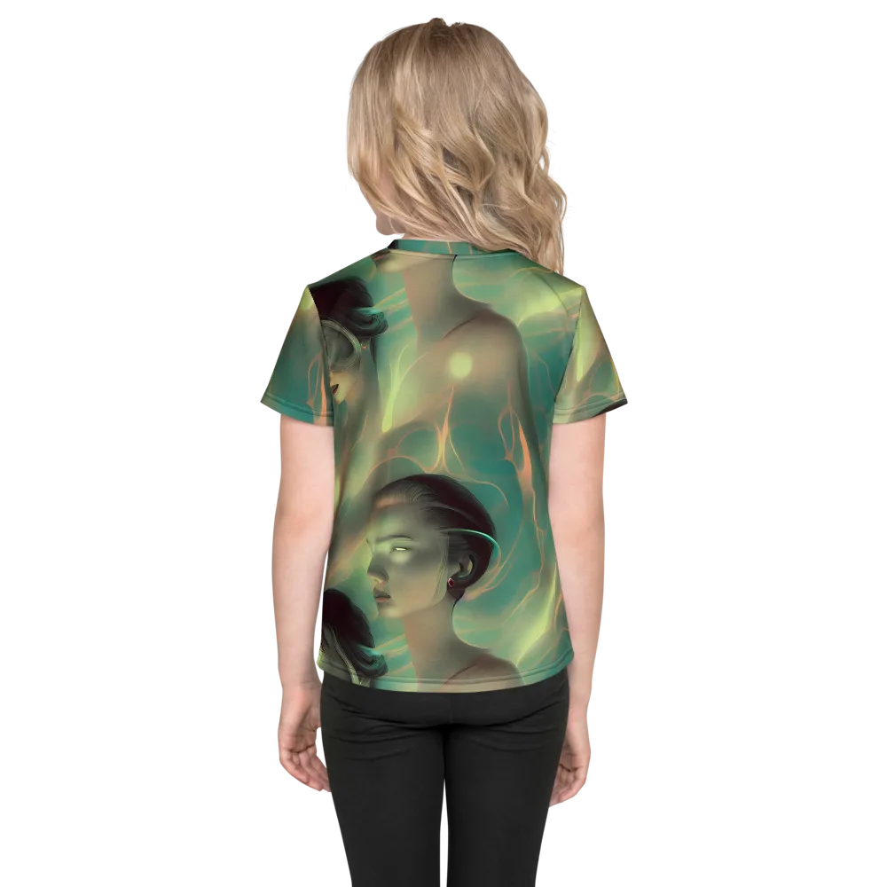 Spectral Whisper on Kids Crew Neck T-Shirt — Back