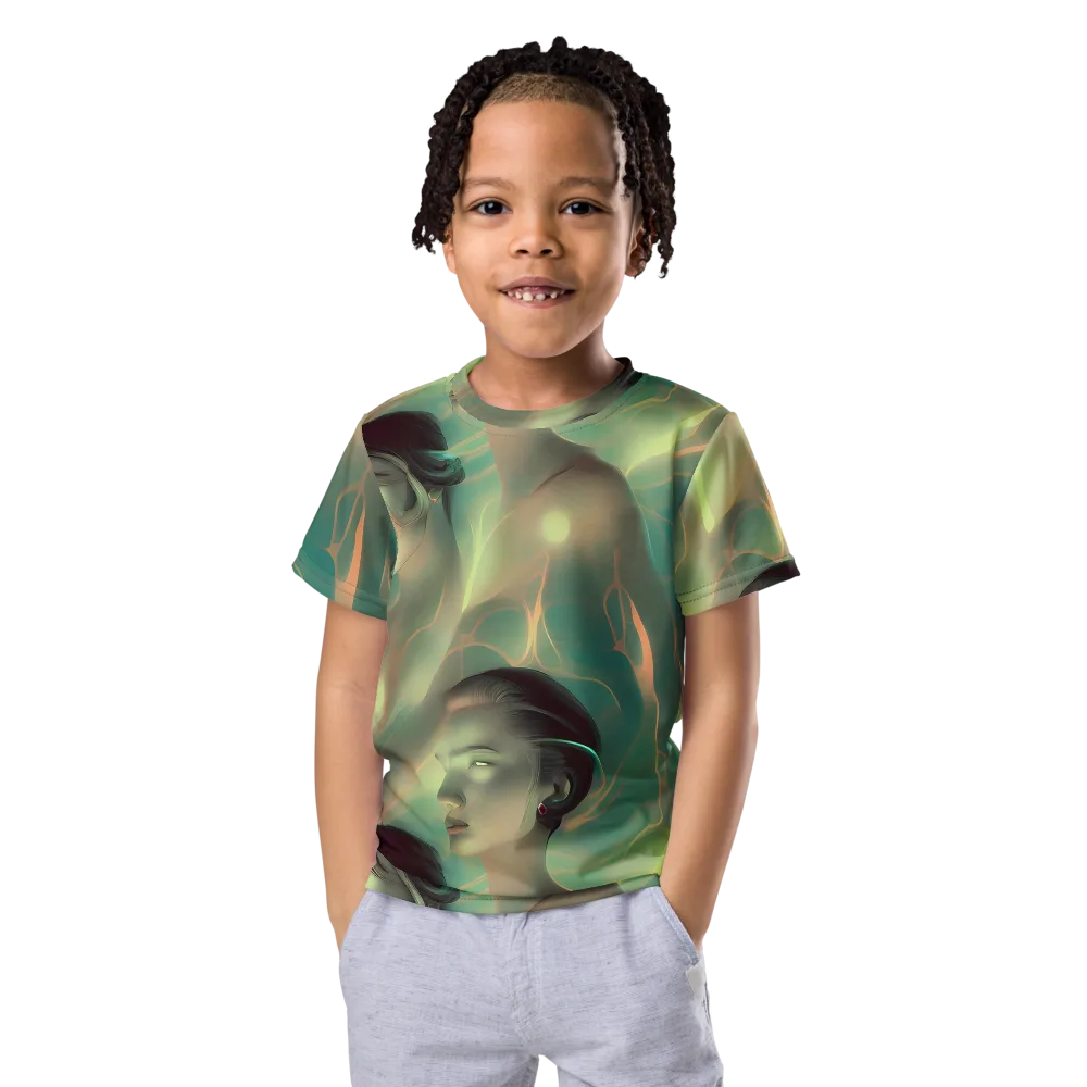 Spectral Whisper on Kids Crew Neck T-Shirt — Front