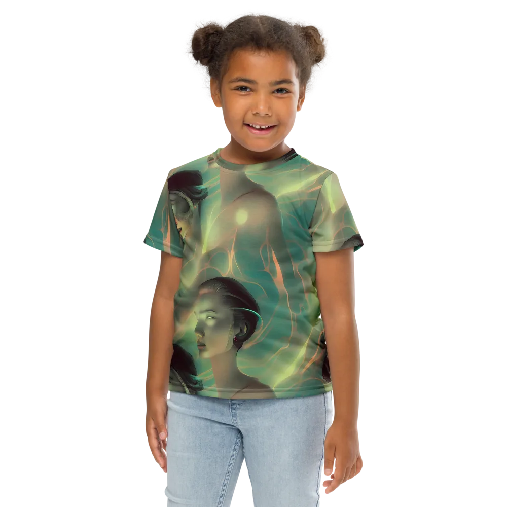 Spectral Whisper on Kids Crew Neck T-Shirt — Front