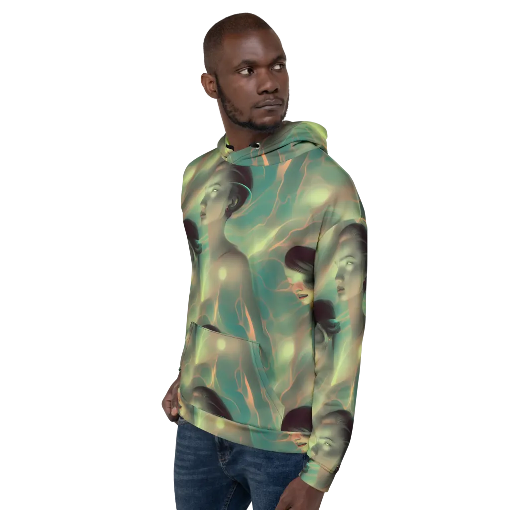 Spectral Whisper on Hoodie — Left
